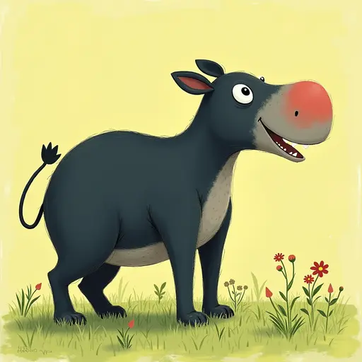 A Tapir used for avatar