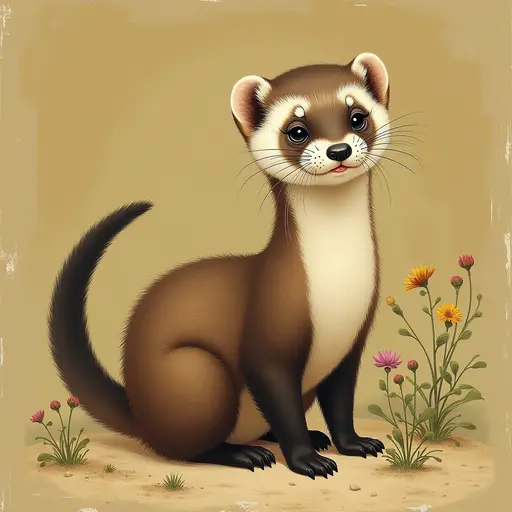 A Ferret used for avatar