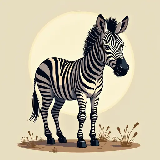 A Zebra used for avatar