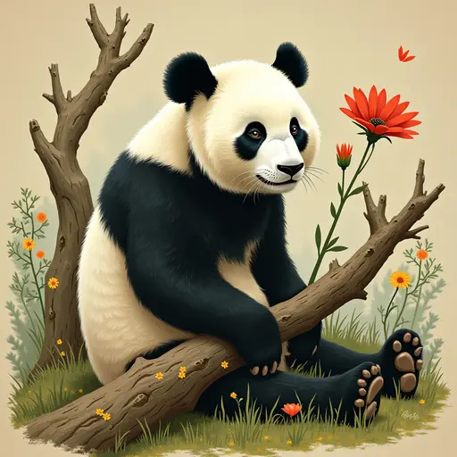 A Panda used for avatar