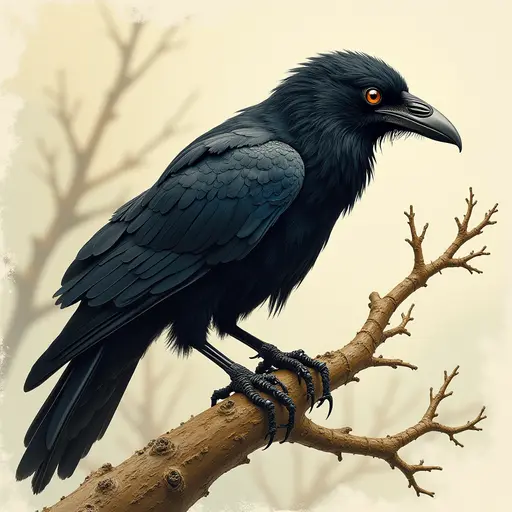 A Raven used for avatar