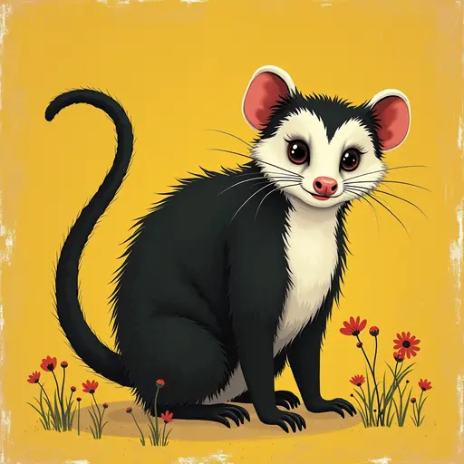 A Opossum used for avatar