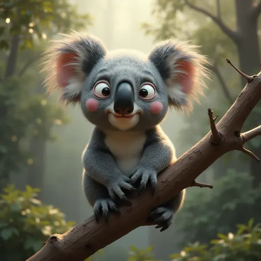 A Mischievous Koala