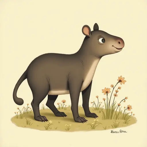 A Tapir used for avatar