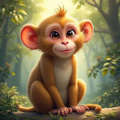 A Macaque used for avatar