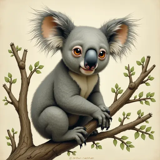 A Koala used for avatar