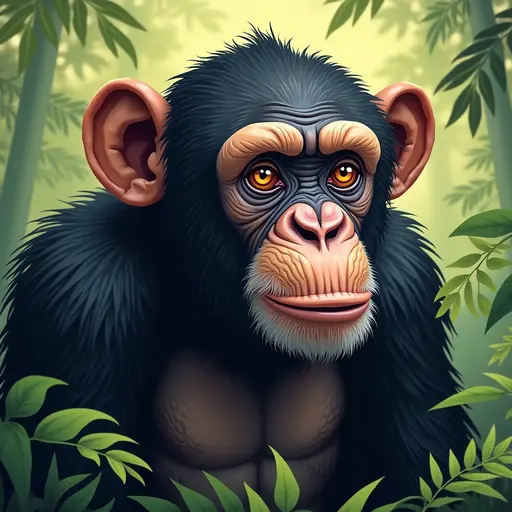 A Chimpanzee used for avatar