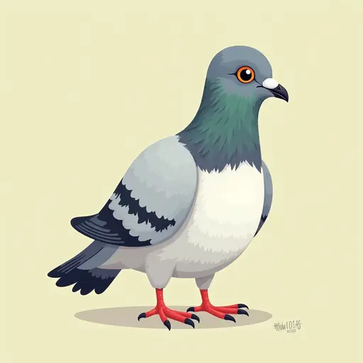 A Pigeon used for avatar