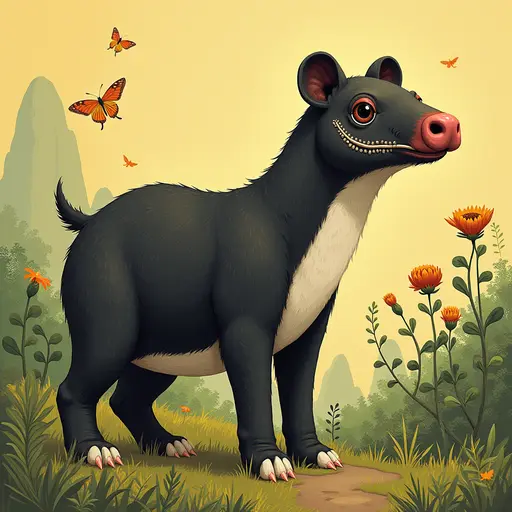 A Tapir used for avatar