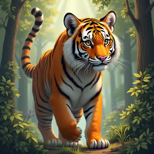 A Tiger used for avatar