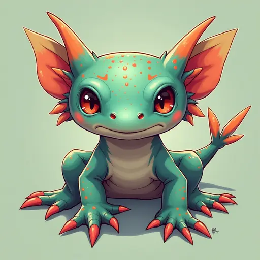 A Axolotl used for avatar