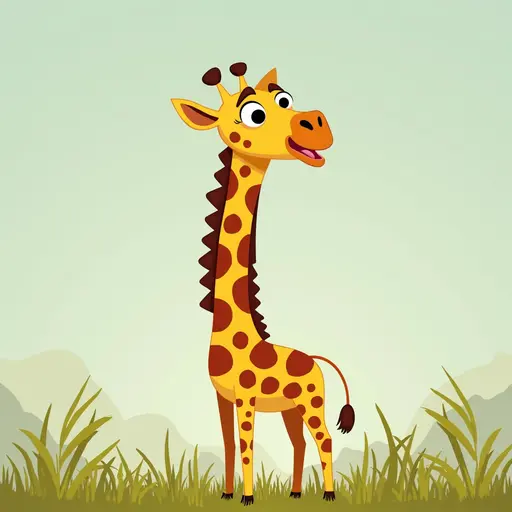 A Giraffe used for avatar