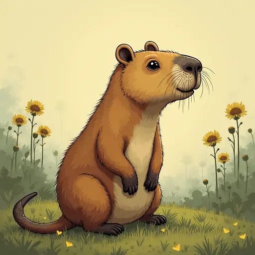 A Capybara used for avatar