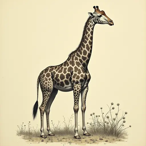 A Giraffe used for avatar