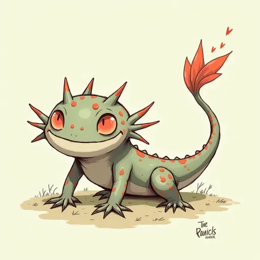 A Axolotl used for avatar