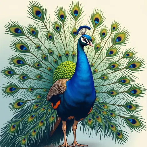 A Peacock used for avatar