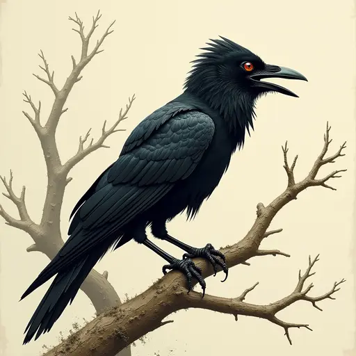 A Crow used for avatar