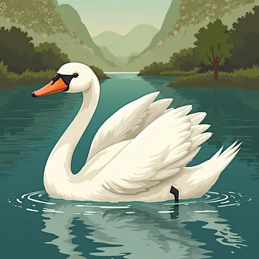 A Swan used for avatar