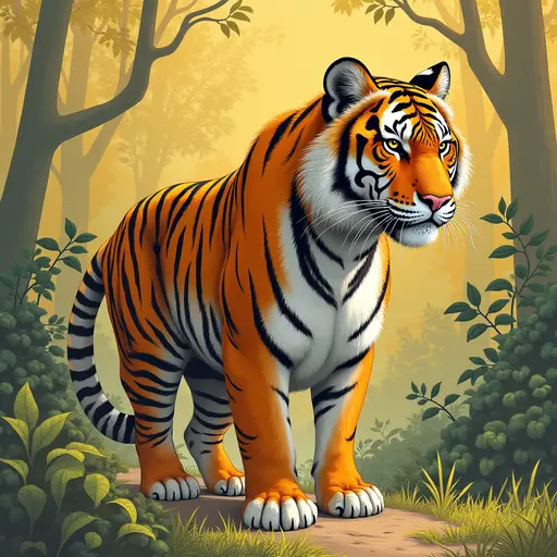 A Tiger used for avatar