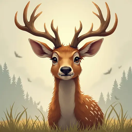 A Deer used for avatar