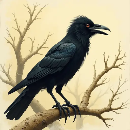 A Crow used for avatar