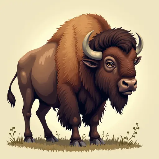 A Bison used for avatar