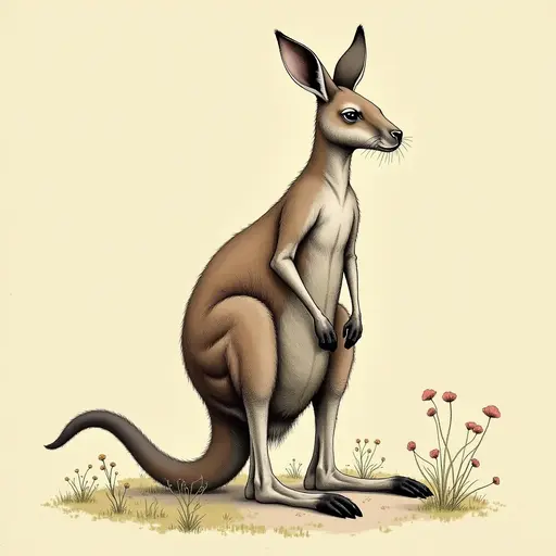 A Kangaroo used for avatar