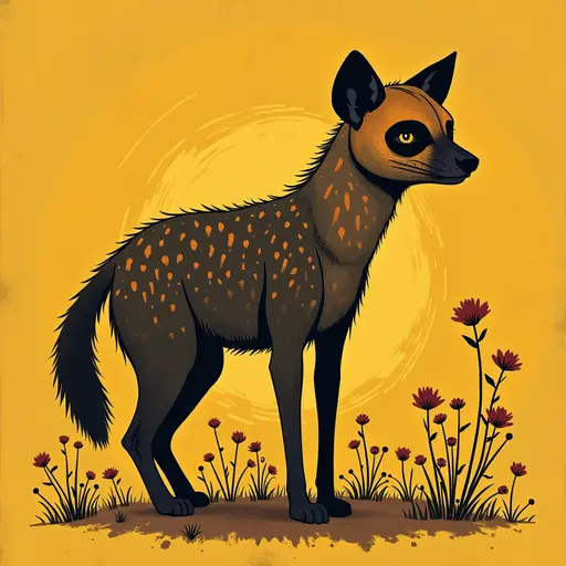 A Hyena used for avatar