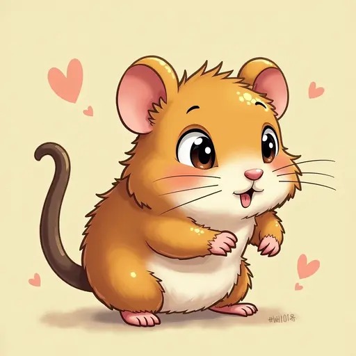 A Hamster used for avatar