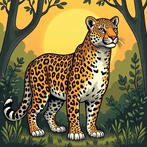 A Leopard used for avatar