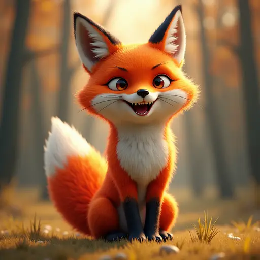 A Mischievous Fox