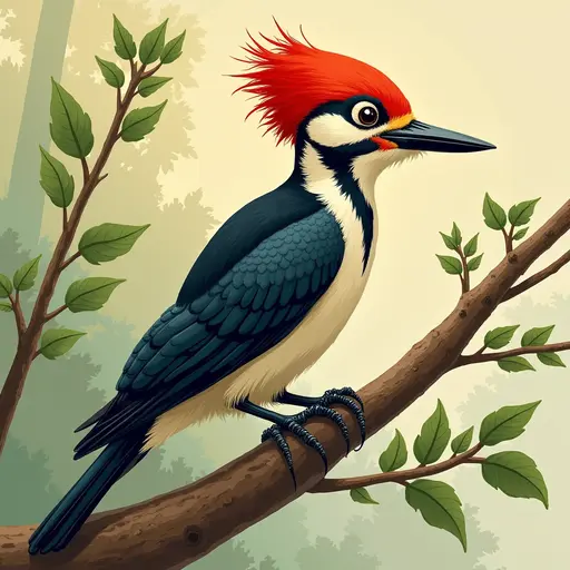 A Woodpecker used for avatar