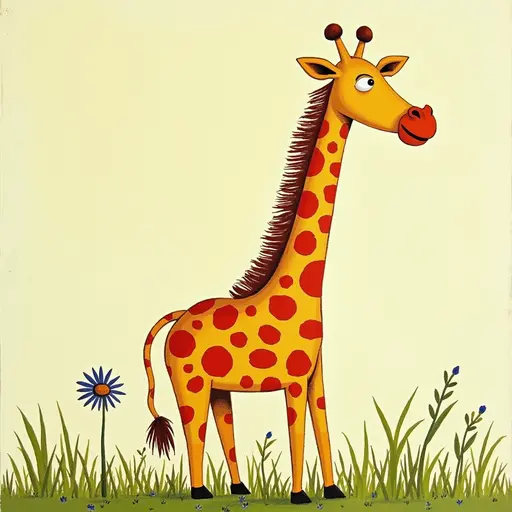 A Giraffe used for avatar