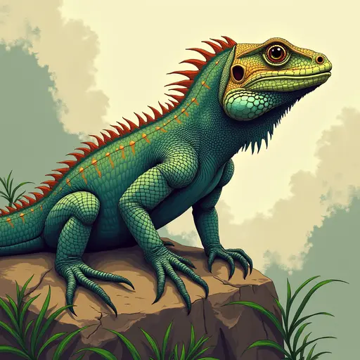 A Lizard used for avatar