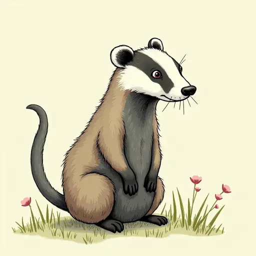 A Badger used for avatar