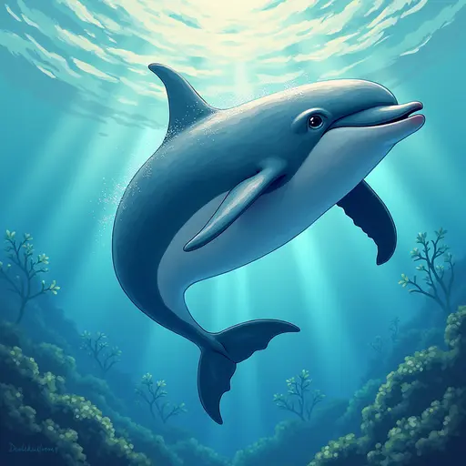 A Dolphin used for avatar