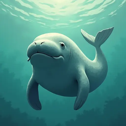 A Dugong used for avatar