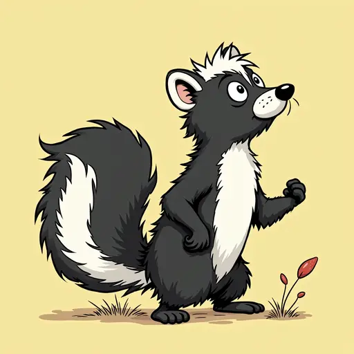 A Skunk used for avatar