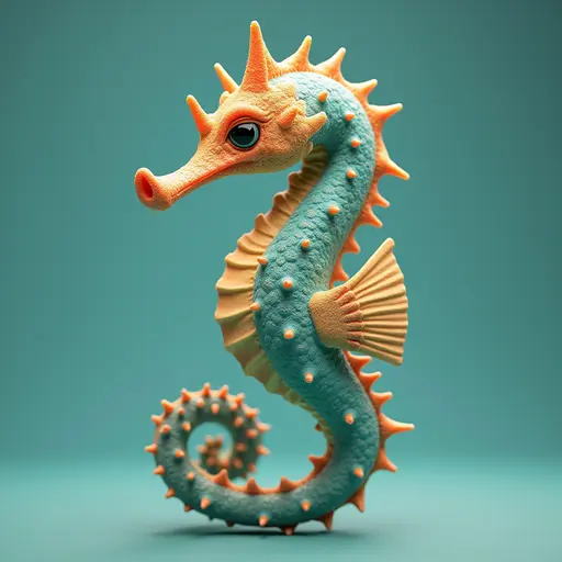 A Mischievous Seahorse