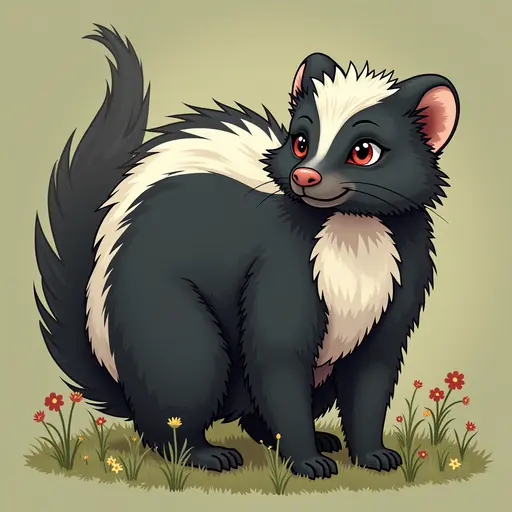 A Skunk used for avatar