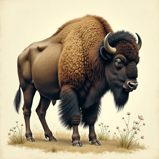 A Bison used for avatar