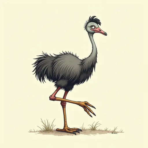 A Emu used for avatar