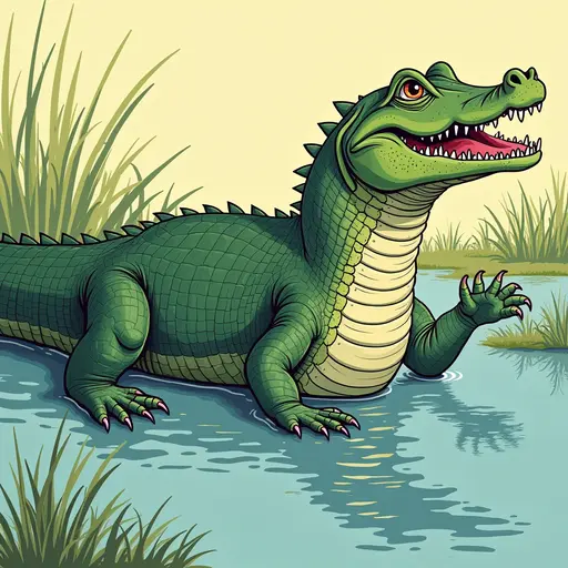 A Alligator used for avatar