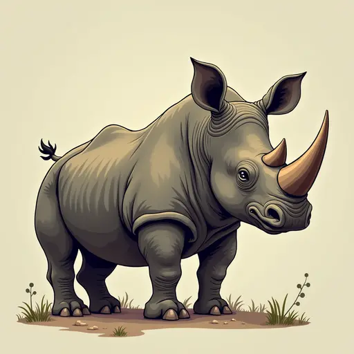 A Rhinoceros used for avatar