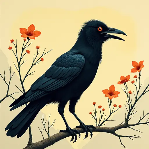 A Crow used for avatar