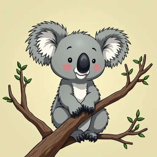 A Koala used for avatar