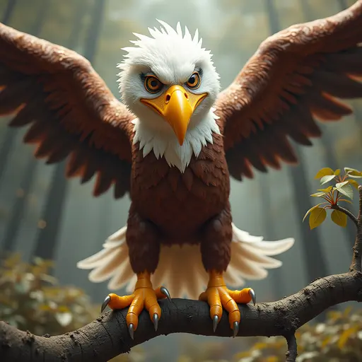 A Mischievous Eagle