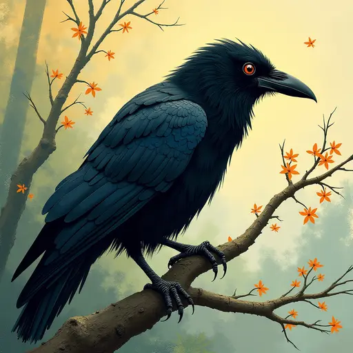 A Raven used for avatar