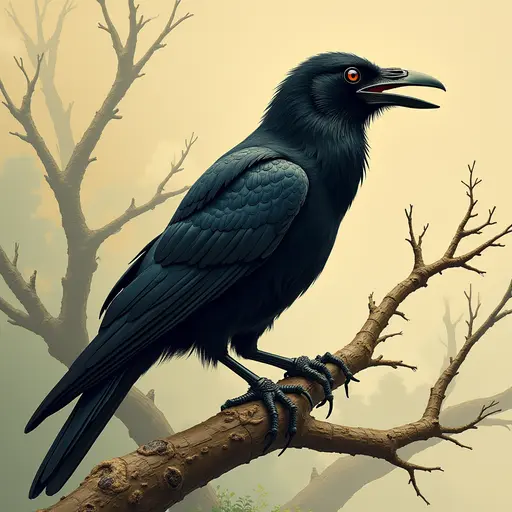 A Crow used for avatar