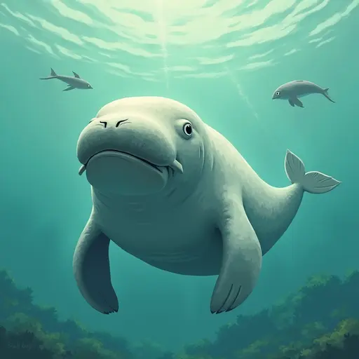 A Dugong used for avatar